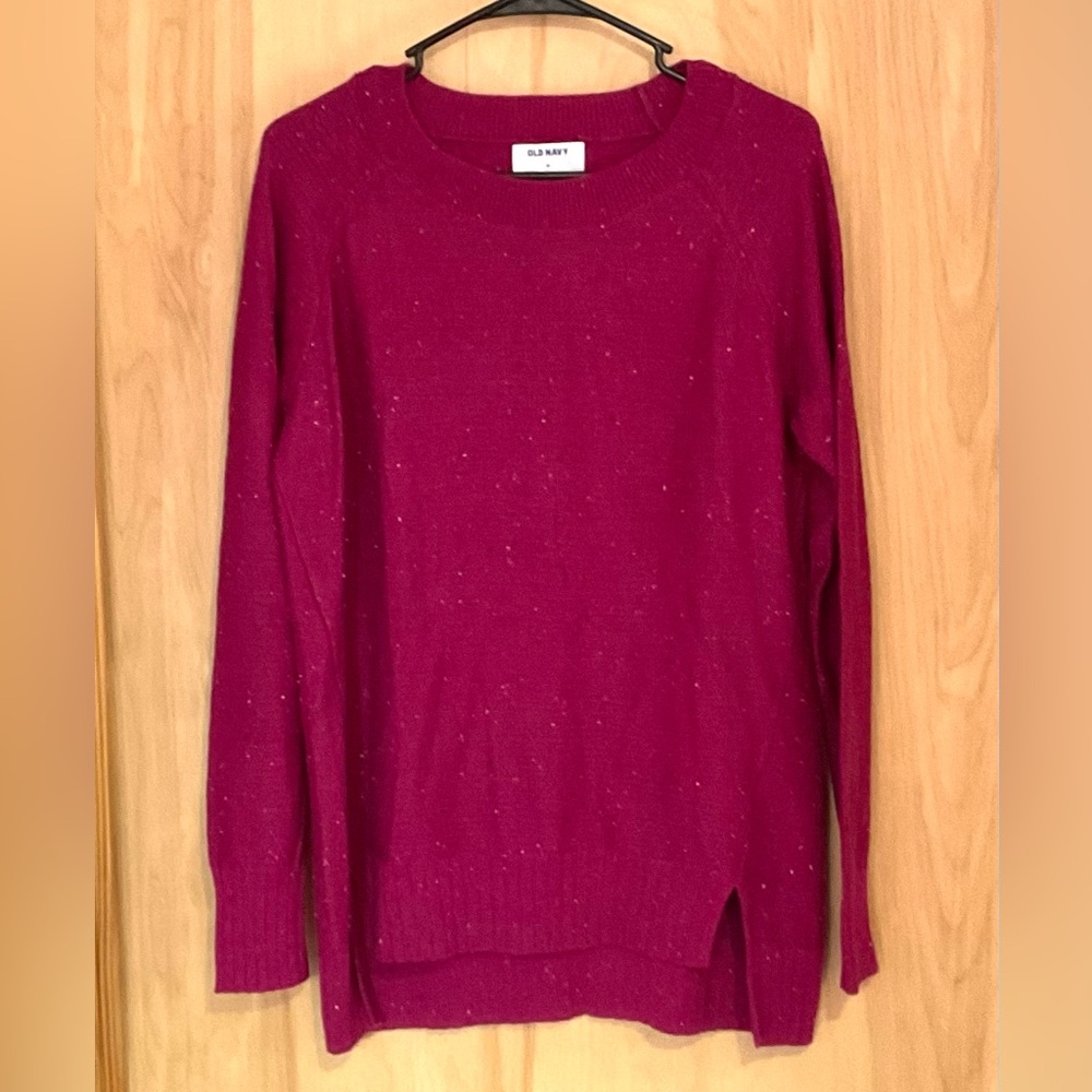 Old Navy Raspberry Sweater - NWT - Picture 2 of 3